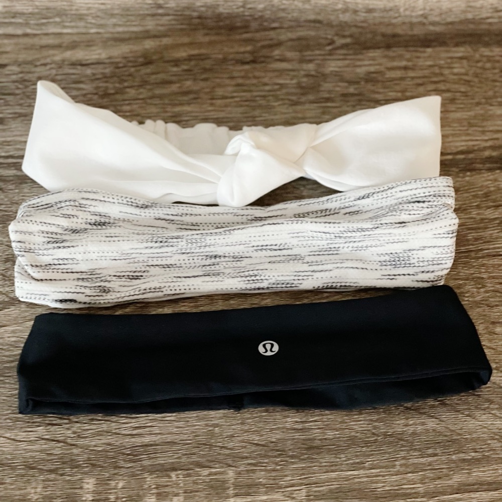 Set of 3 Lululemon headbands